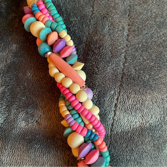 Vintage Rainbow “Candy” Chunky Necklace - Picture 6 of 10